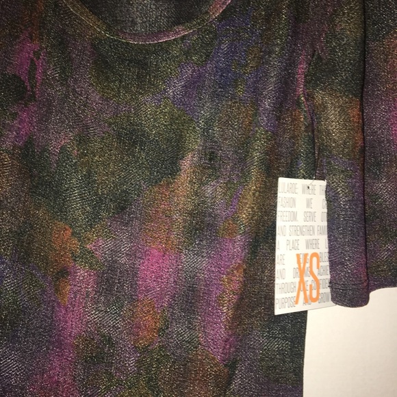 lularoe rainbow vintage nicole dress - Picture 3 of 5